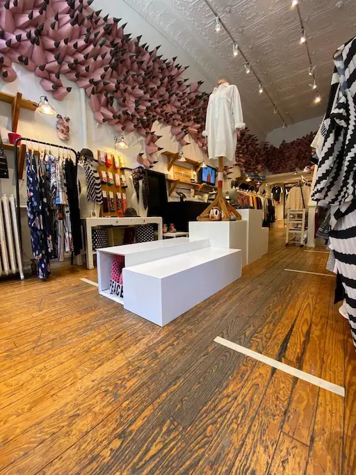 interior of henrik vibskov nyc