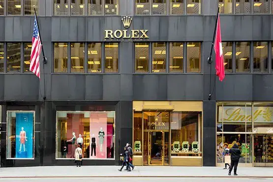 Rolex shop exterior